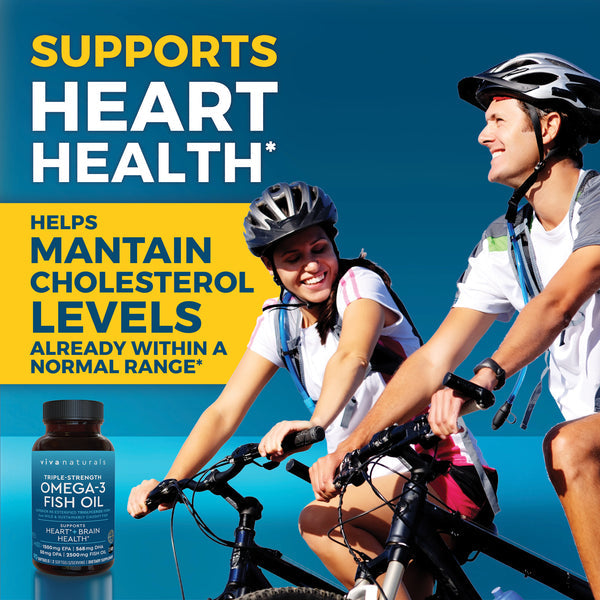 Fish Oil, Triple-Strength Omega-3, 180 Softgels